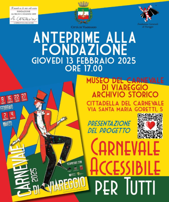 Carnevale di Viareggio 2025 accessibile