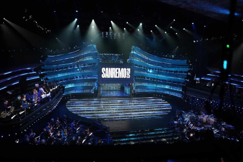 Palco del Festival di Sanremo 2025