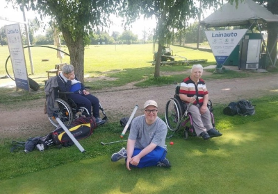 Persone con disabilità coinvolte nel progetto promosso in Lombardia da Golf senza Barriere