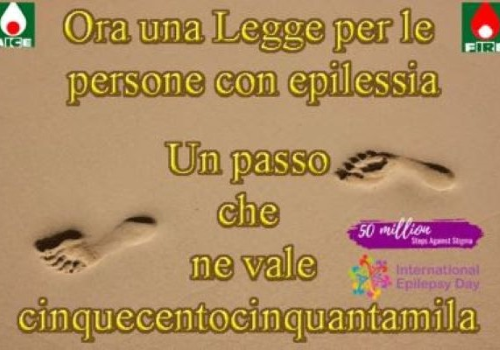 Immagine-simbolo di una campagna lanciata nel 2023 dall'AICE (Associazione Italiana Contro l'Epilessia), insieme alla FIRE (Fondazione Italiana Ricerca Epilessia)