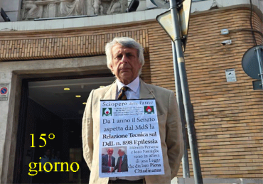 Giovanni Battista Pesce, 15° giorno di sciopero della fame, giugno 2025