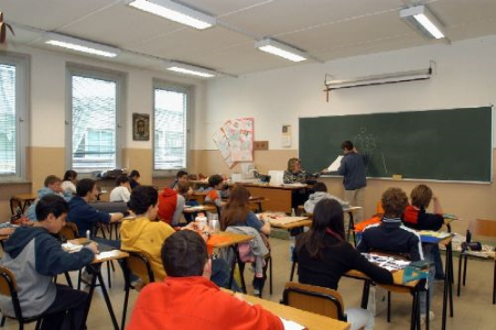 Aula di scuola media