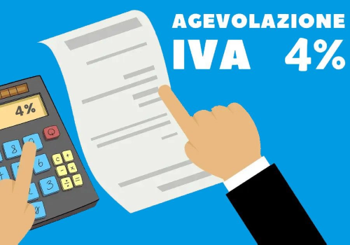 IVA al 4% (realizzazione grafica)
