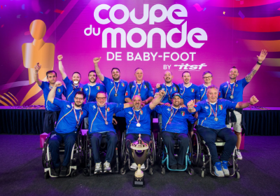 Nazionale Italiana di calcio balilla paralimpico, Nantes, 2022