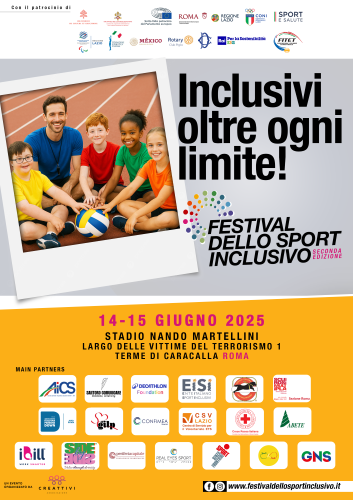 2° Festival Sport Inclusivo, Roma, 14-15 giugno 2025