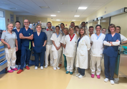 Equipe multidisciplinare dell'Area Critica all'Istituto Riabilitativo Montecatone