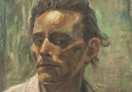 Alfredo Catarsini, "Autoritratto", 1943 (particolare)