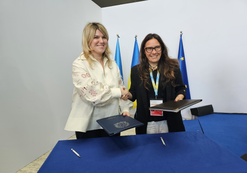 Iryna Postolovska e Alessandra Locatelli