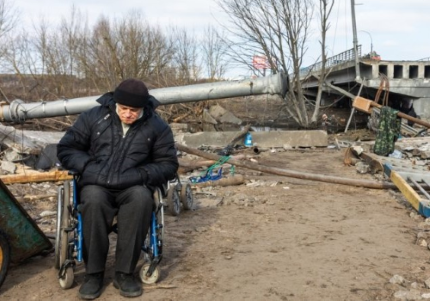 Persona con disabilità ucraina
