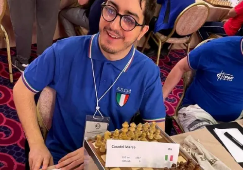 A Galatina Marco Casadei di Cesena ha vinto per la nona volta il Campionato Italiano Assoluto di Scacchi per Ciechi e Ipovedenti