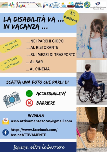 Locandina del concorso fotografico di Attivamente ETS