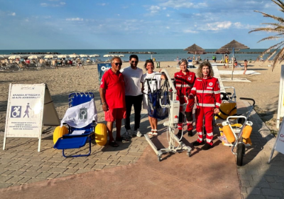 Un sollevatore per la balneazione a San Benedetto del Tronto