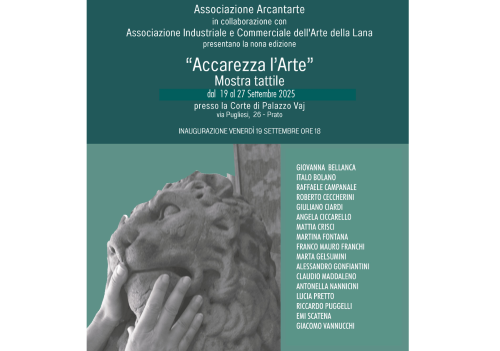 La nona edizione di “Accarezza l’Arte”, per “leggere” le opere con le mani