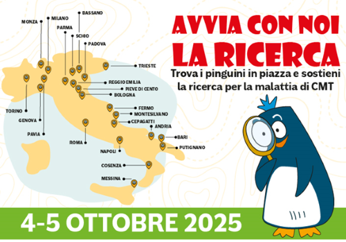 “Avvia con noi la ricerca” sulla malattia di Charcot-Marie-Tooth