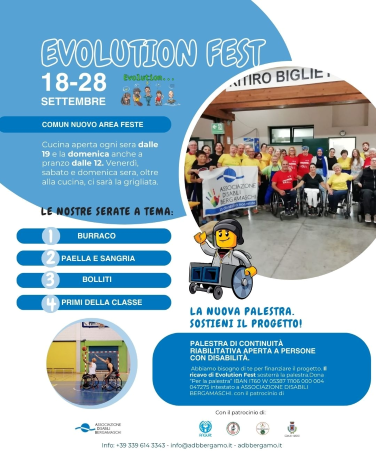"Evolution Fest", Comun Nuovo (Bergamo), 18-28 settembre 2025