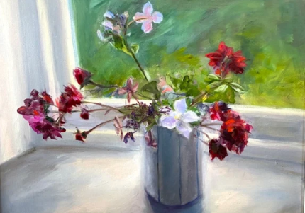 Edwina Broadbent, "Fragile Flowers" (©Aubergine Art)