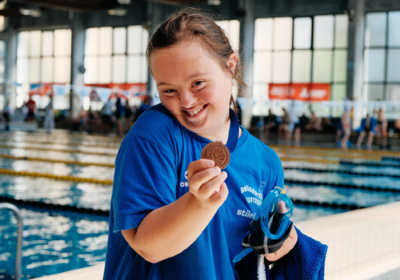 Giovane atleta di Special Olympics Italia