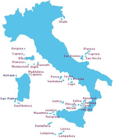 Le isole minori d'Italia
