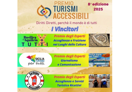 “Turismi Accessibili”: i vincitori e le targhe speciali