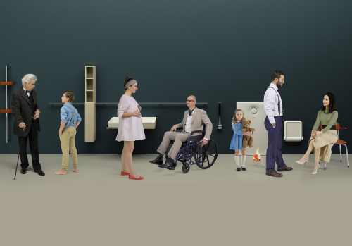 Il "Design for All" ("progettazione per tutti") produce l'accessibilità per persone con disabilità, ma anche per tanti altri cittadini e cittadine