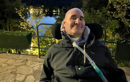 Ezio, persona con la SLA dell'AISLA Basilicata