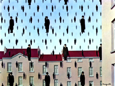 René Magritte, "Golconda", 1953
