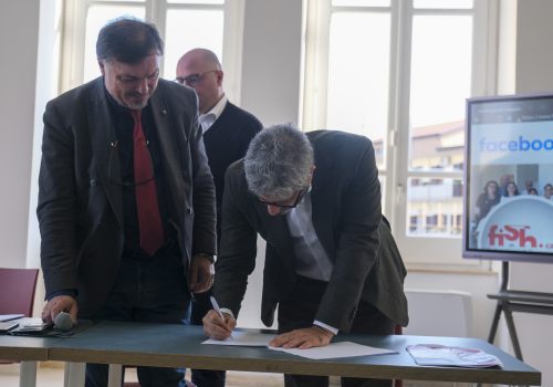 Gennaro Pezzurro e Roberto Fico