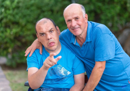 Caregiver e figlio dell'ABC