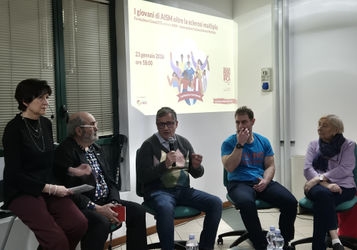 Un momento della presentazione a Brescia del progetto "I giovani oltre la SM"