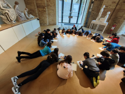 Museo Omero, disegni di ragazzi e ragazze