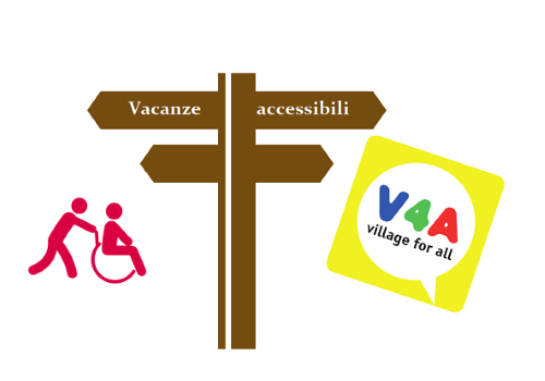 Una realizzazione grafica dedicata a Village for all (V4A®)