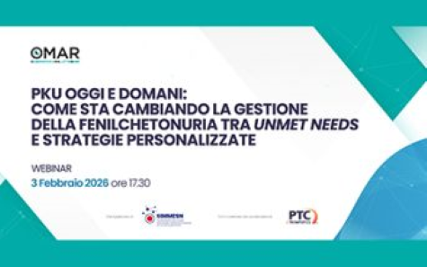 Webinar su PKU, 3 febbraio 2026
