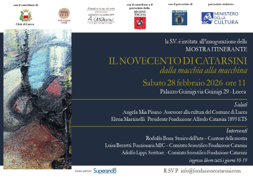 Arriva a Lucca la mostra accessibile di Alfredo Catarsini di cui Superando è media partner