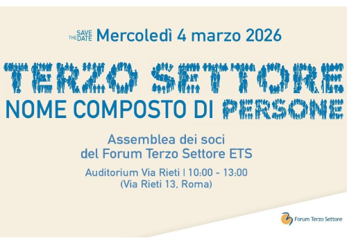 Forum Terzo Settore, Roma, 4 marzo 2026