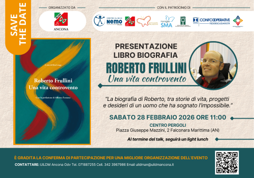 Presentazione del libro su Roberto Frullini, 28 febbraio 2026, Falconara Marittima (Ancona)