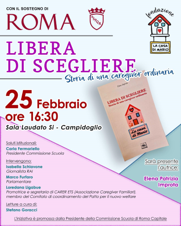 Improta, "Libera di scegliere", Roma, 25 febbraio 2026