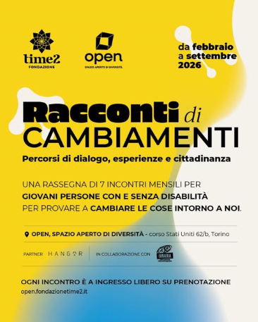 Torino, "Racconti di Cambiamenti", febbraio-settembre 2026