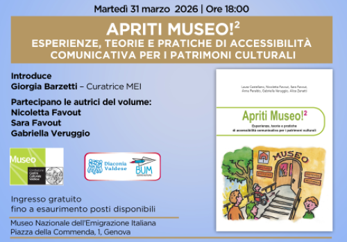 “Apriti Museo!”: la presentazione del libro a Genova