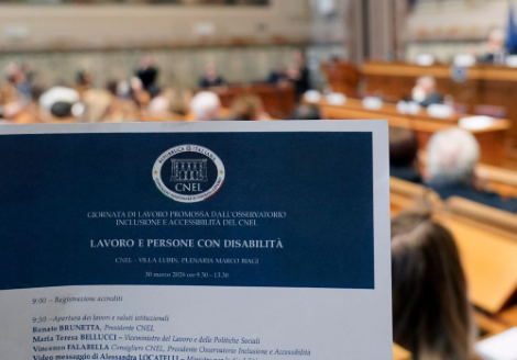 Convegno del CNEL su lavoro e disabilità, 30 marzo 2026