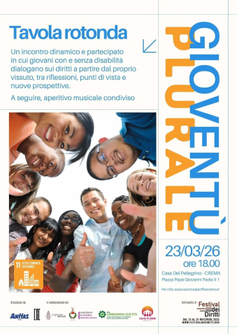 Incontro "Gioventrù plurale", Crema, 23 marzo 2026