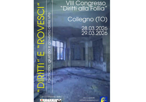 Diritti alla Follia, Collegno, 28-29 marzo 2026