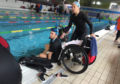 Evento in piscina promosso da HSA Italia