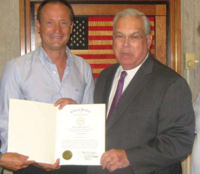 Salvatore Cimmino e Thomas Michael Menino