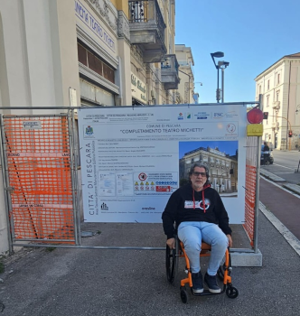 Claudio Ferrante in Via D'Annunzio a Pescara