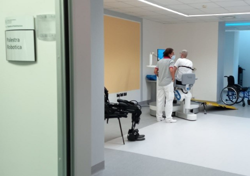 La palestra robotica dell'Istituto Montecatone di Imola