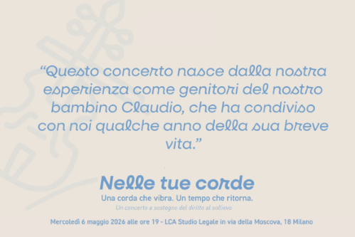 Concerto a Milano, 6 maggio 2026, per i servizi dell'Associazione L'abilità