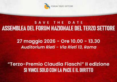 Forum Terzo Settore, Roma, 27 maggio 2026