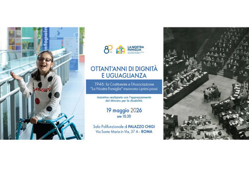 Ottant’anni di dignità e uguaglianza per La Nostra Famiglia