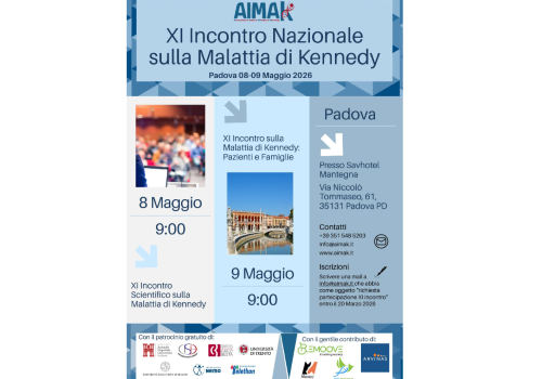 L’Incontro Nazionale sulla Malattia di Kennedy, dove si intrecceranno sapere scientifico e vissuto umano
