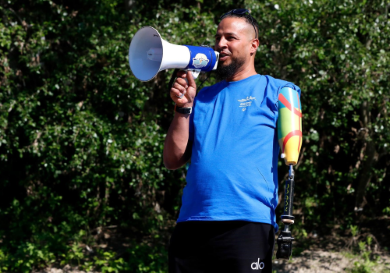 Rabte Mohmed a Roma, Roma, durante il recente "Meeting Internazionale di Canottaggio Special Olympics 2026"